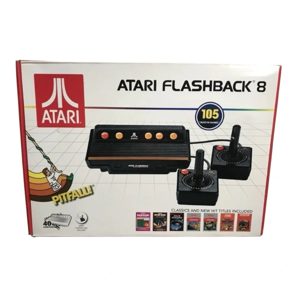Atari Flashback 8 Console - Black and Orange
